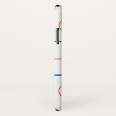 roze ijshockey Case-Mate iPhone case (Achterkant / rechts)