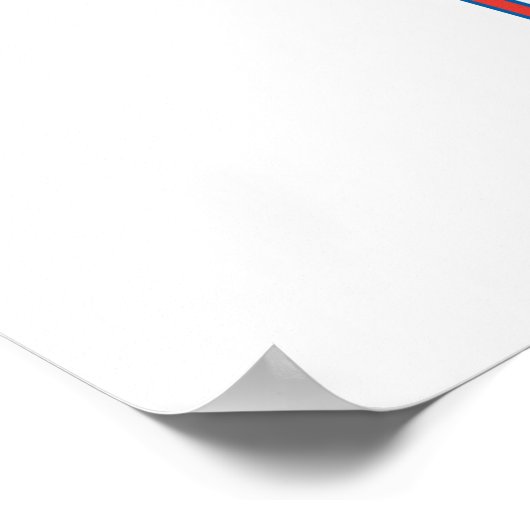 roze ijshockey poster (Hoek)