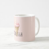 Roze Ijsje Koffiemok (Voorkant rechts)