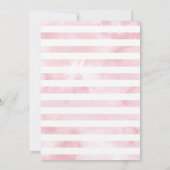 Roze Ijsje Meisje Verjaardagsfeest Bedankkaart (Achterkant)