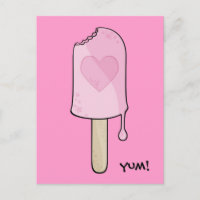 Roze ijsje, yum!