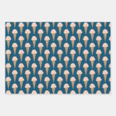 Roze ijskap met sprintjes moderne kleurrijke stut inpakpapier vel (Voorkant 3)