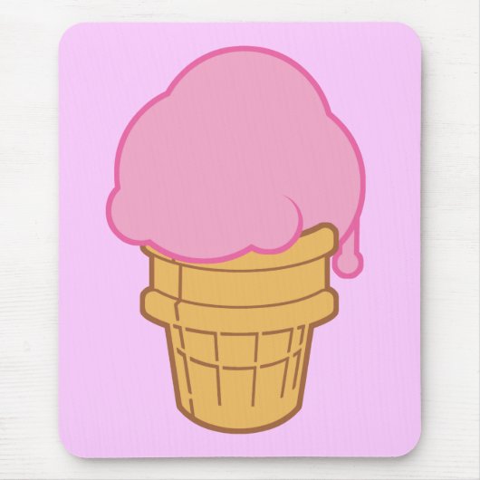 Roze ijskap muismat (Voorkant)