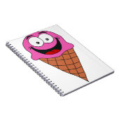 Roze ijskap notitieboek (Rechterzijde)