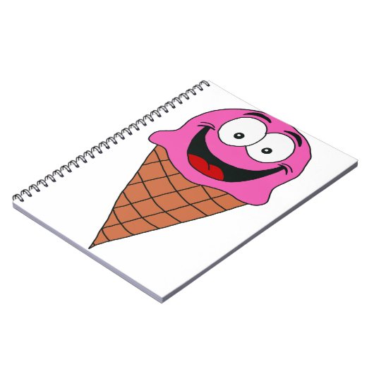 Roze ijskap notitieboek (Linkerzijde)