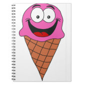 Roze ijskap notitieboek (Voorkant)