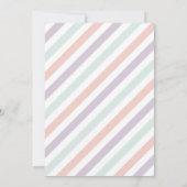 Roze ijskap roomwagen - Eén eerste verjaardag Kaart (Achterkant)