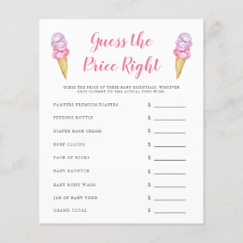 Roze ijsklok denk dat de prijs juist is