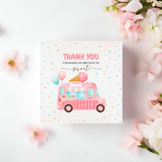 Roze ijsklok hier is de zondebok. bedankjes labels