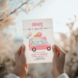 Roze ijsklok hier is de zondebok. kaart