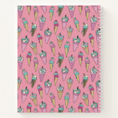 Roze ijsklok notitieboek (Achterkant)