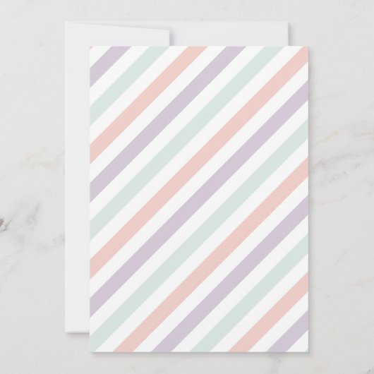 Roze ijsklok twee zoete tweede verjaardag kaart (Achterkant)