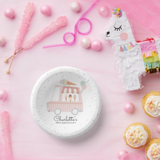 Roze ijskreeft op zaterdag papieren kommen (Feest)