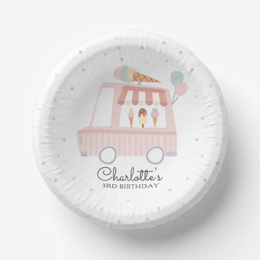 Roze ijskreeft op zaterdag papieren kommen (Voorkant)