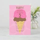 Roze ijskreeft - uitnodiging van afgelopen dag (Staand voorkant)