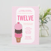 Roze ijskremfeeënmeisjes op zaterdag kaart (Staand voorkant)