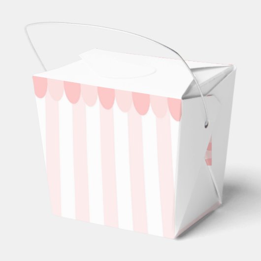 Roze ijskroam - verjaardagsfeestbox bedankdoosjes (Achterkant)