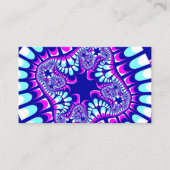 Roze ijsventilator visitekaartje (Voorkant)