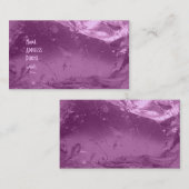 Roze ijsVisitekaartje Visitekaartje (Voorkant / Achterkant)