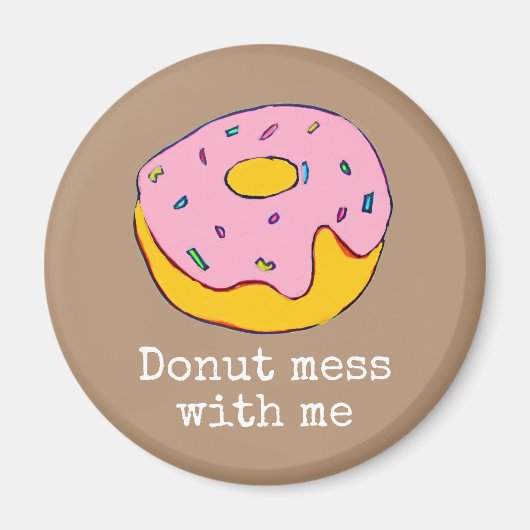 Roze ijsvlek schattig eten magneet (Voorkant)