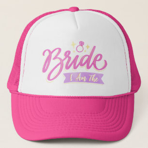 Roze Ik Ben De Bruid Bachelorette Groupe Feestgesc Trucker Pet