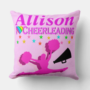 ROZE IK HOU VAN CHEERLEADING GEPERSONALISEERD KUSS KUSSEN
