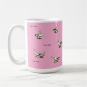 Roze Ik hou van eenden Koffiemok (Links)