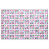 ROZE IK HOU VAN JEZUS VLINDER STOF (Fat Quarter)