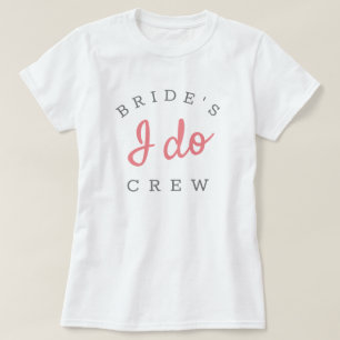 Roze ik maak Roze en Witte Bachelorette Partij T-shirt