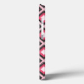 Roze Ikat Monogram Case-Mate iPhone Case (Achterkant / Links)