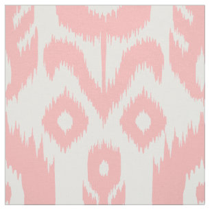 Roze Ikat Pattern Stof