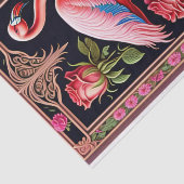  roze illustratie van het Roos van Flamingo Tissuepapier (Detail)
