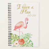 Roze illustraties van de Waterverf van het Manuscr Planner (Voorkant)