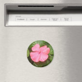 Roze Impatiens Bloemnet Magneet (Insitu (Vaatwasser))