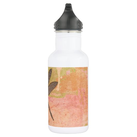 Roze Impressies Libel Waterfles (Rechts)