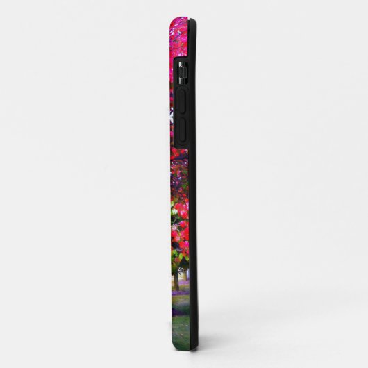 Roze impressionistische herfstbomen Case-Mate iPhone case (Achterkant/links)