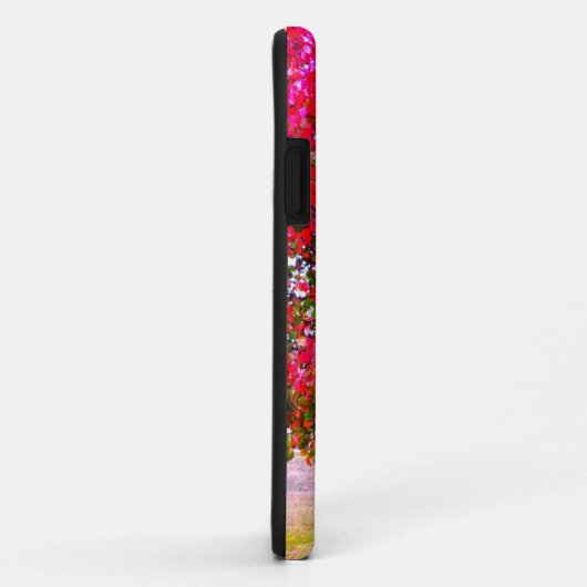 Roze impressionistische herfstbomen Case-Mate iPhone case (Achterkant/rechts)