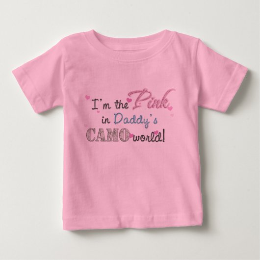Roze in de Camo wereld van papa! (Voorkant)