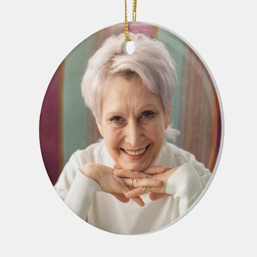 Roze in het liefdevol geheugen voor geliefde keramisch ornament (Links)