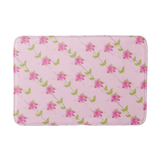 Roze in roze badmat (Voorkant)