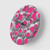 Roze  in zakjes ronde klok (Hoek)