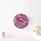 Roze  in zakjes ronde klok (Huis)