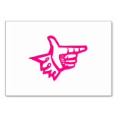 Roze index kaart (Voorkant)