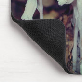 Roze Indiase Pijp Wilde Paddenstoelen Natuur Muismat (Hoek)