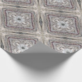  roze ingesloten Aztec geïnspireerd patroon Cadeaupapier (Hoek)