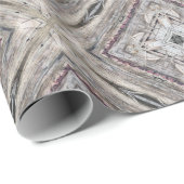  roze ingesloten Aztec geïnspireerd patroon Cadeaupapier (Rol Hoek)