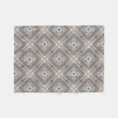  roze ingesloten Aztec geïnspireerd patroon Fleece Deken (Voorkant (Horizontaal))