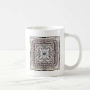  roze ingesloten Aztec geïnspireerd patroon Koffiemok