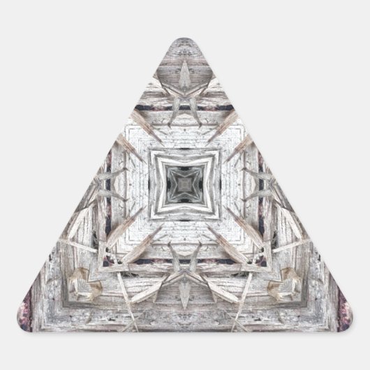  roze ingesloten Aztec geïnspireerd patroon Sticker (Voorkant)