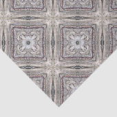  roze ingesloten Aztec geïnspireerd patroon Tissuepapier (Detail)